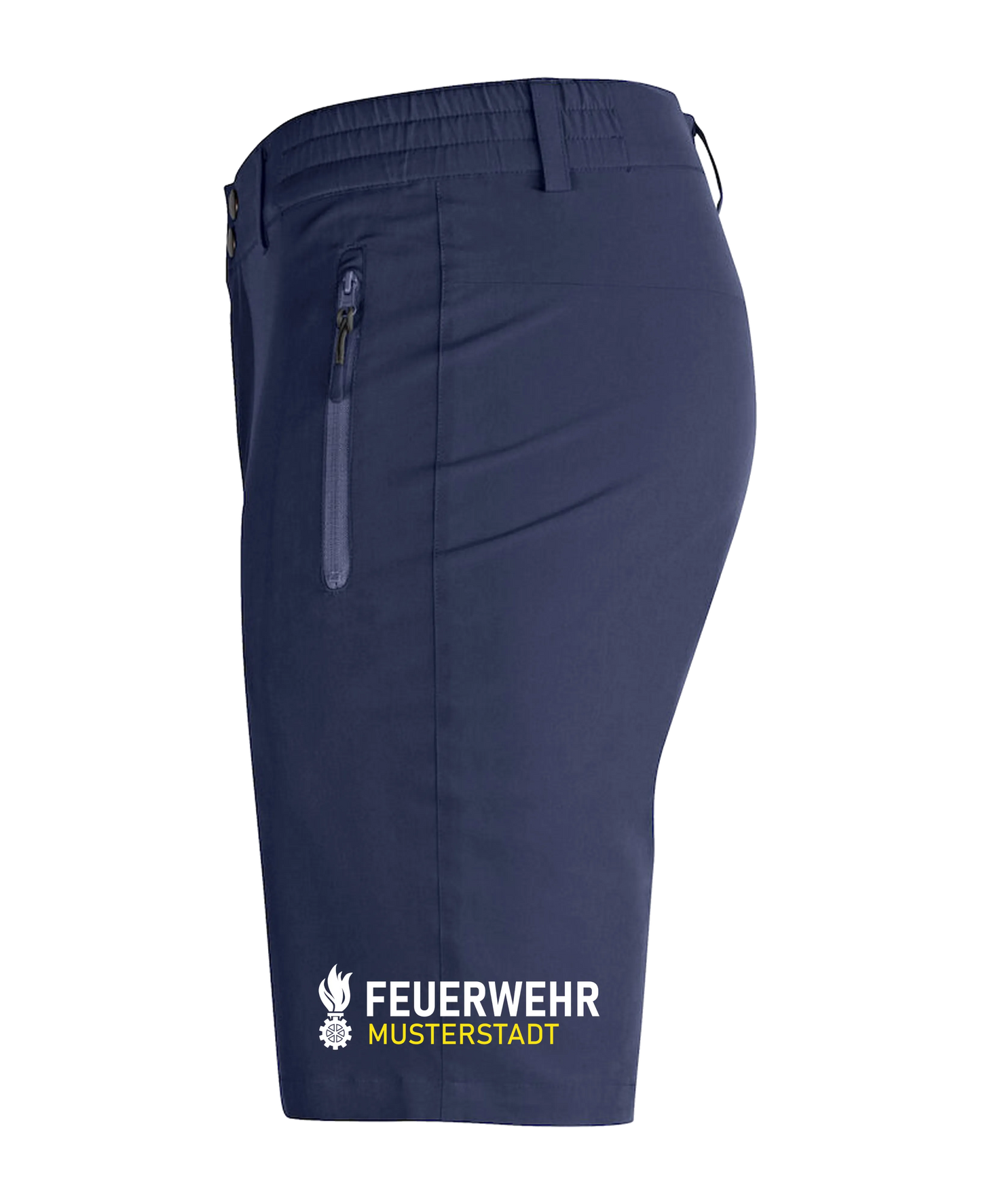 Feuerwehr Shorts bestickt