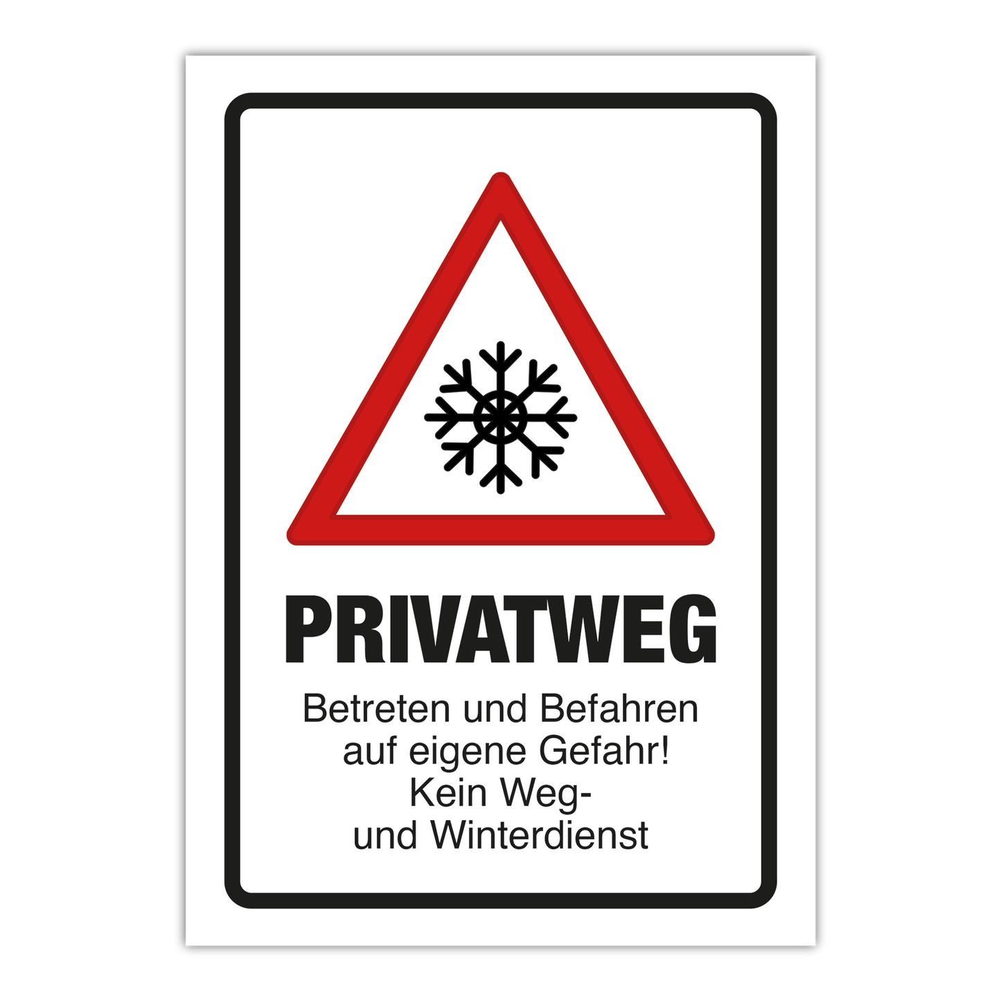 Exit keep clear sign