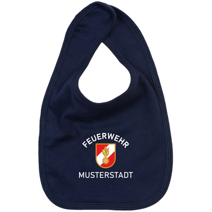 Feuerwehr Baby Lätzchen | Feuerwehrdesign für kleine Helden