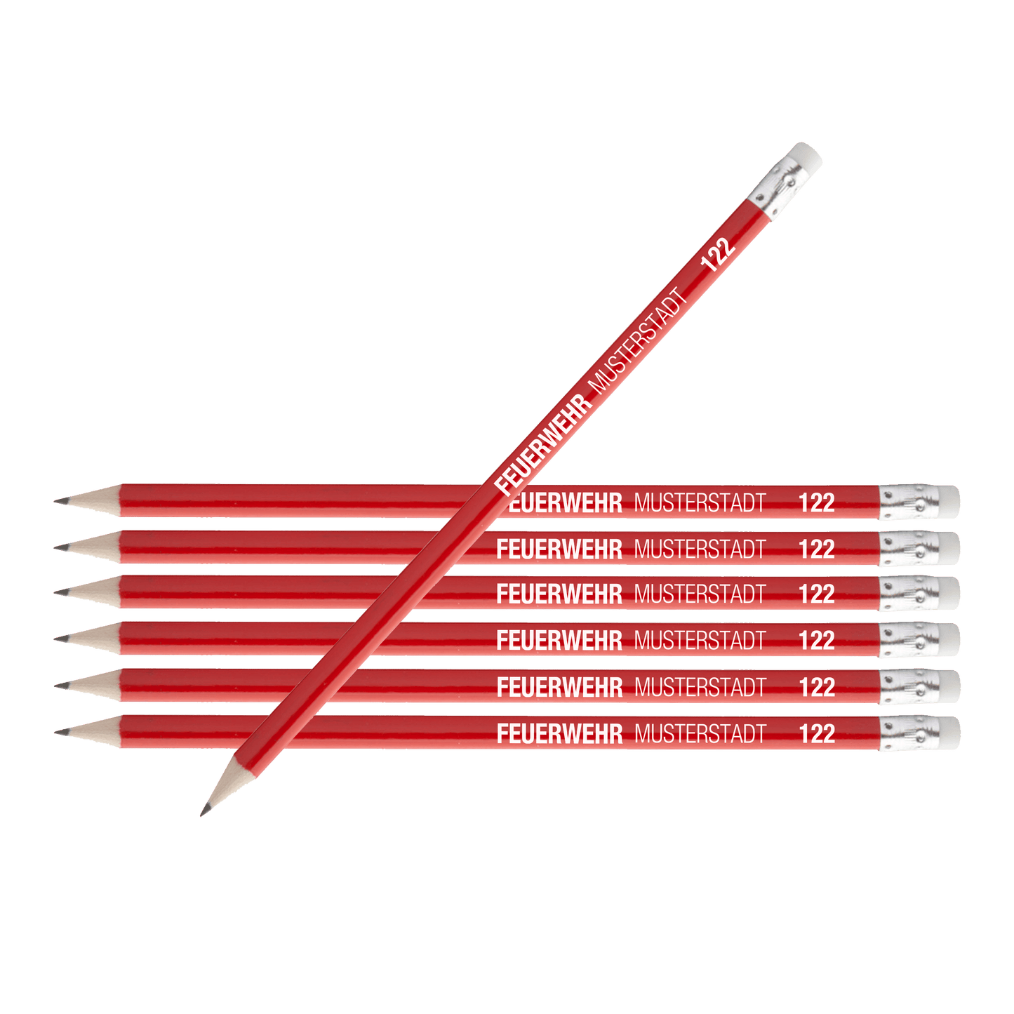 FEUERWEHR | Bleistift 500 Stück - Folienwerk Spanner Shop