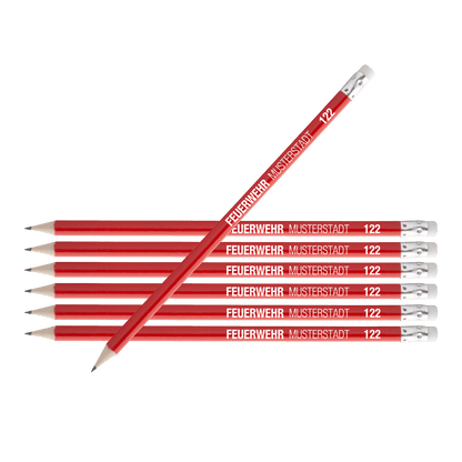 FEUERWEHR | Bleistift 500 Stück - Folienwerk Spanner Shop